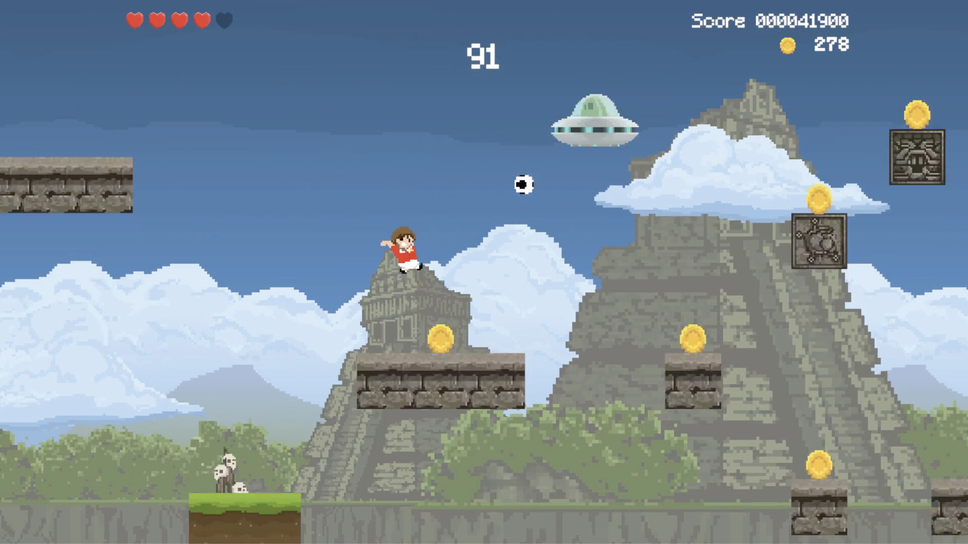 Soccerboy vs Aliens Demo Screenshot 1