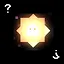 Yellow ghost coin icon
