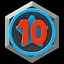 10 challenge run stars icon