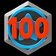 100 challenge run stars icon