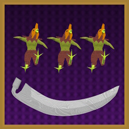 3 birds with one scythe icon