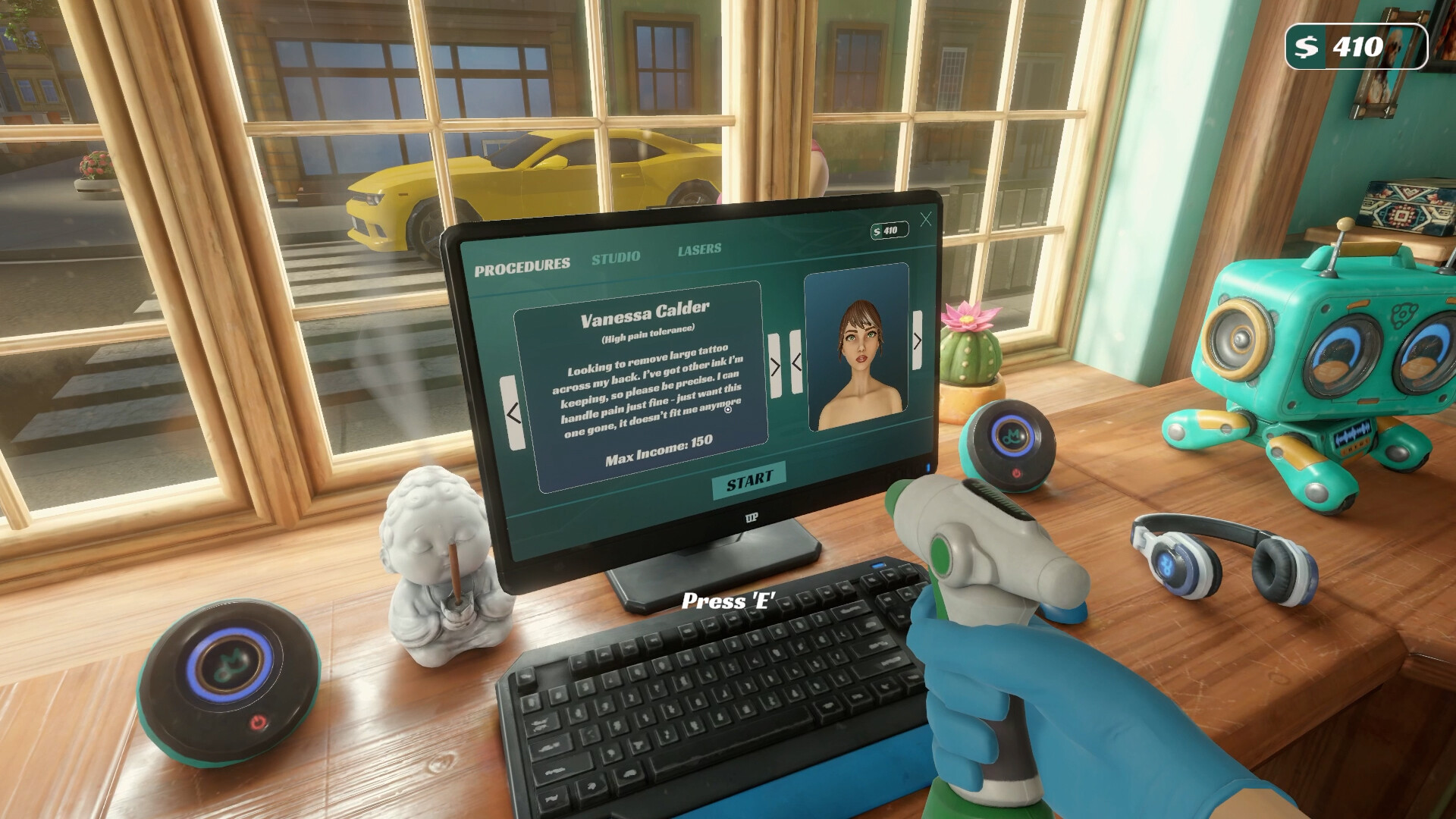 Tattoo Removal Simulator Demo Screenshot 1