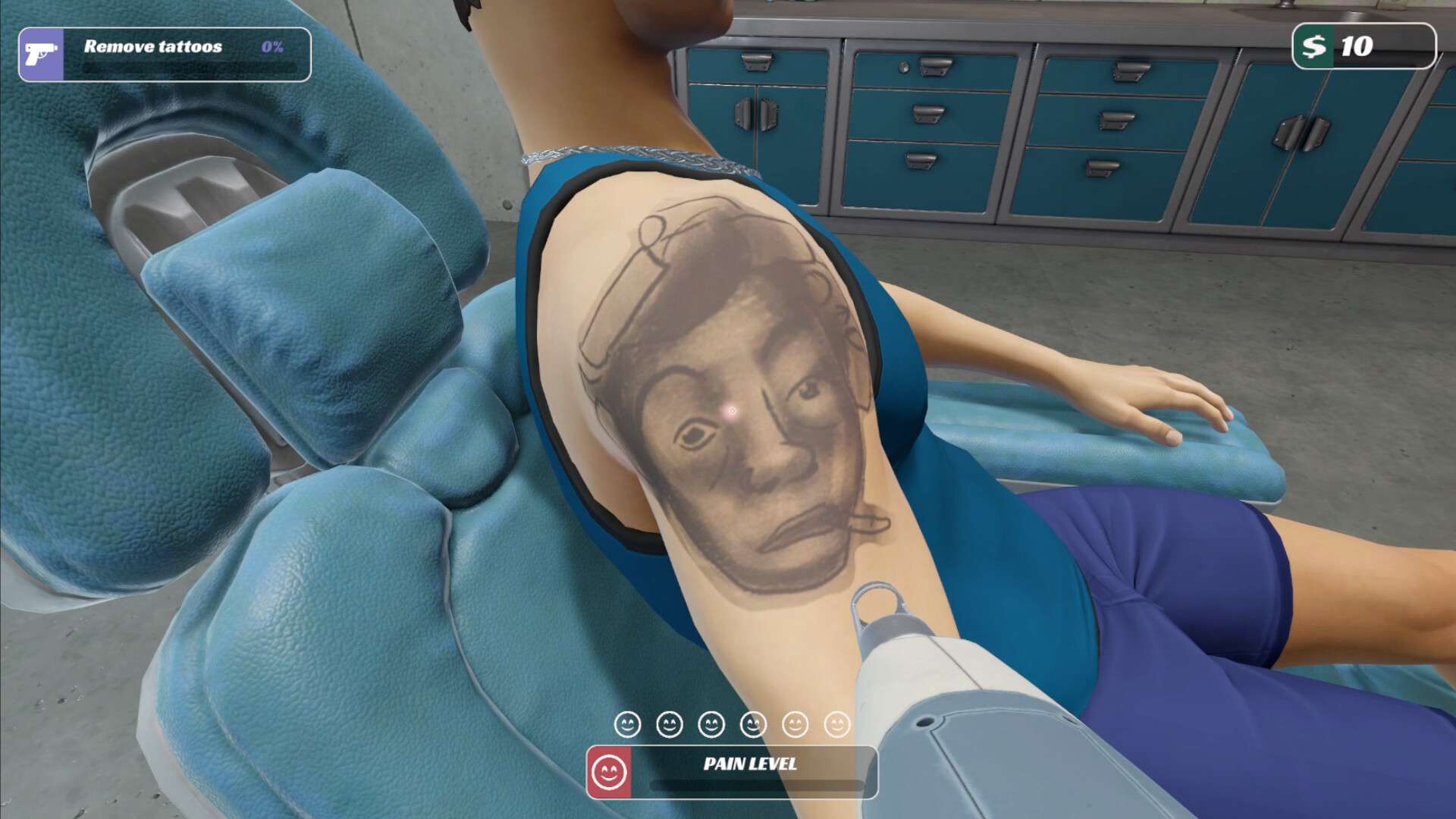 Tattoo Removal Simulator Demo Screenshot 6