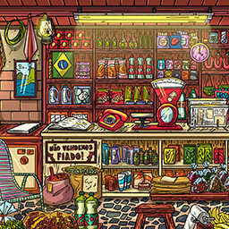 Completed Grocery Store level. icon