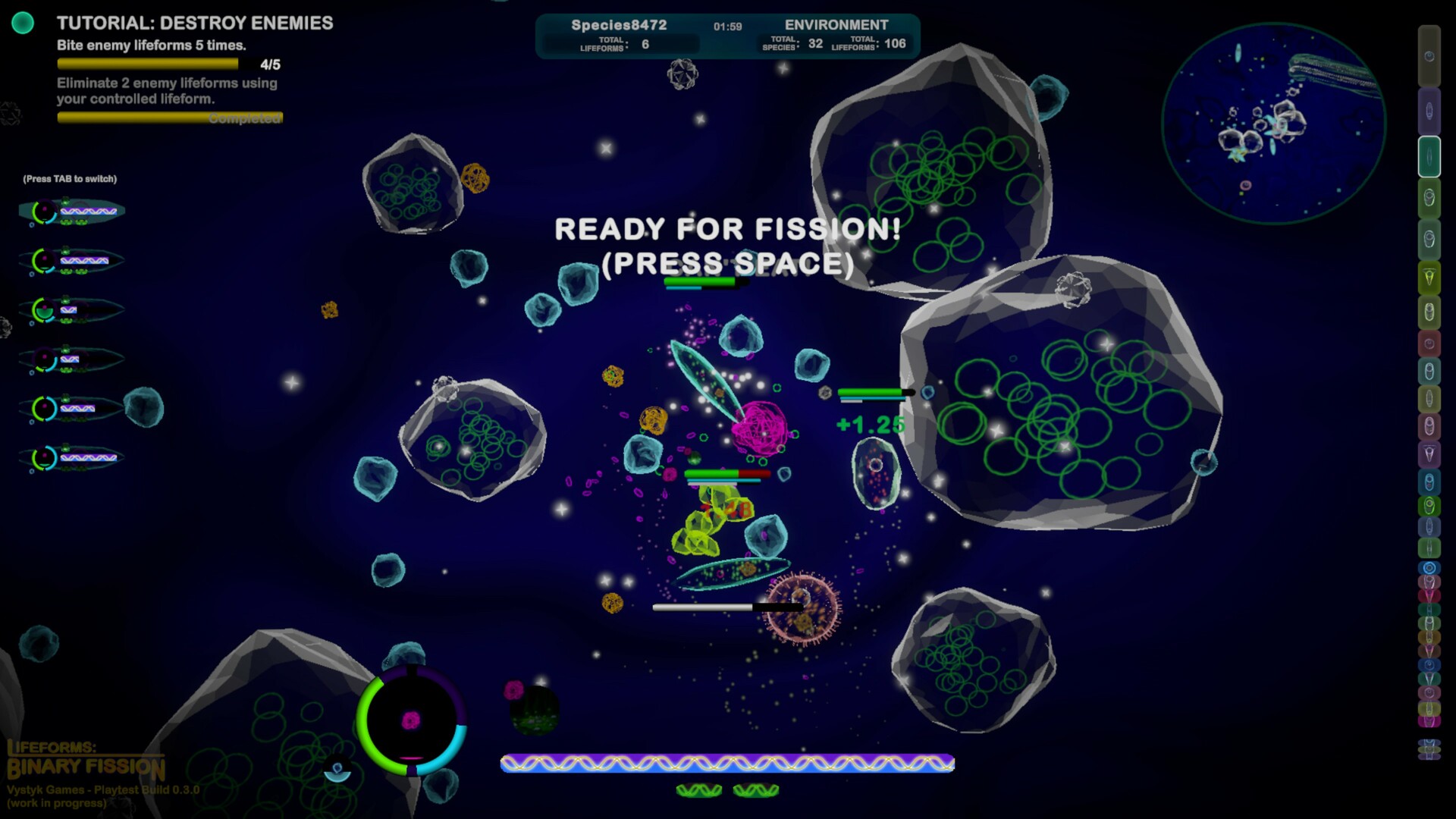 Lifeforms: Binary Fission Screenshot 0