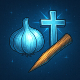Garlic, Silver and Stake icon