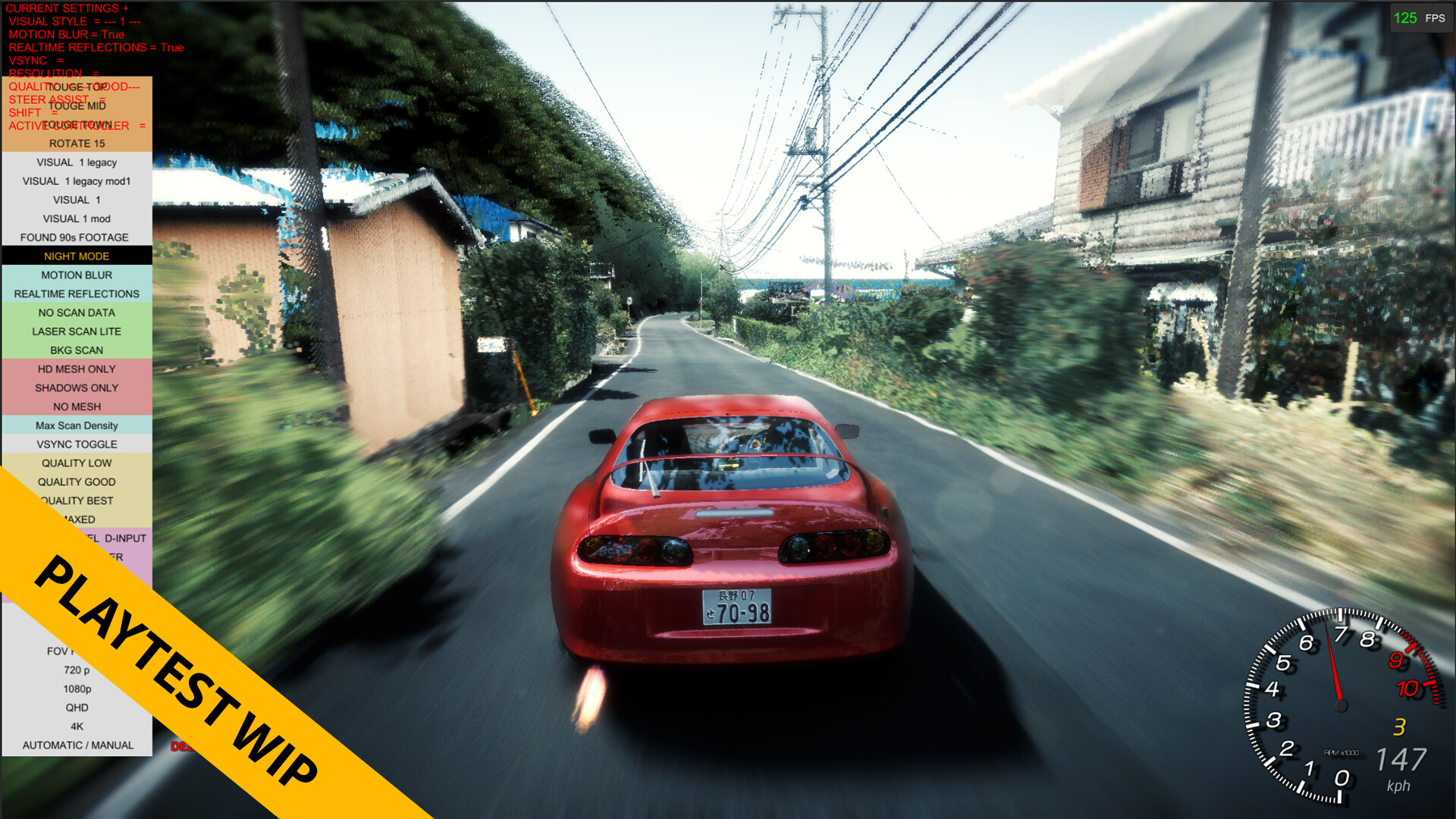INITIAL D Playtest Screenshot 2