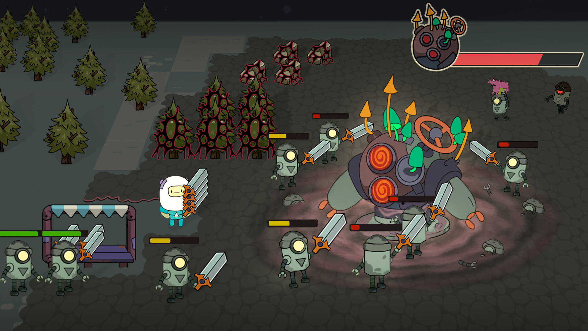 SuperWEIRD: Automation Roguelite Screenshot 0