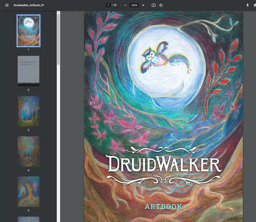 Druidwalker - Artbook Screenshot 0