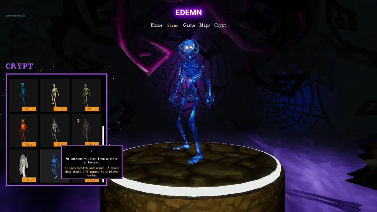 Edemn - Space Pack Skeletons Screenshot 1