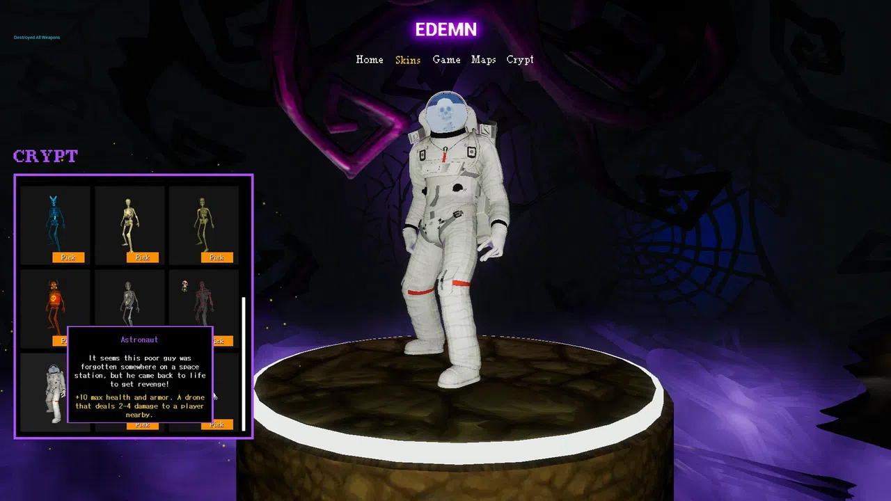 Edemn - Space Pack Skeletons Screenshot 2