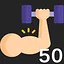 50 Strength icon