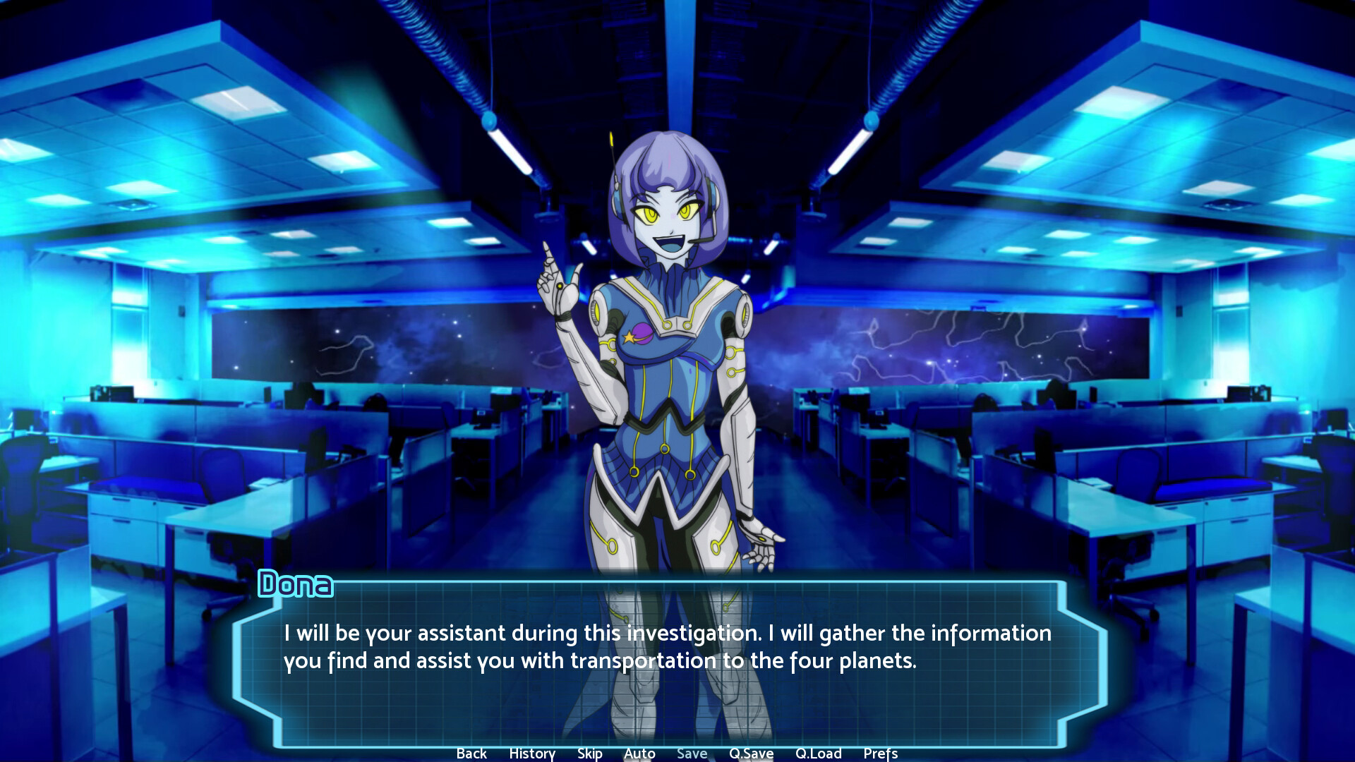 Destiny Worlds - Sci-Fi Visual Novel Screenshot 5