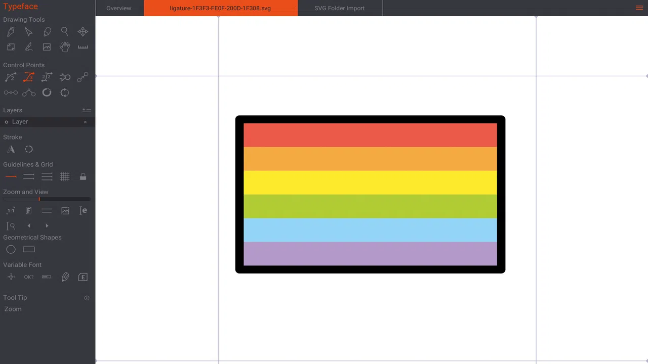 Birdfont Screenshot 3