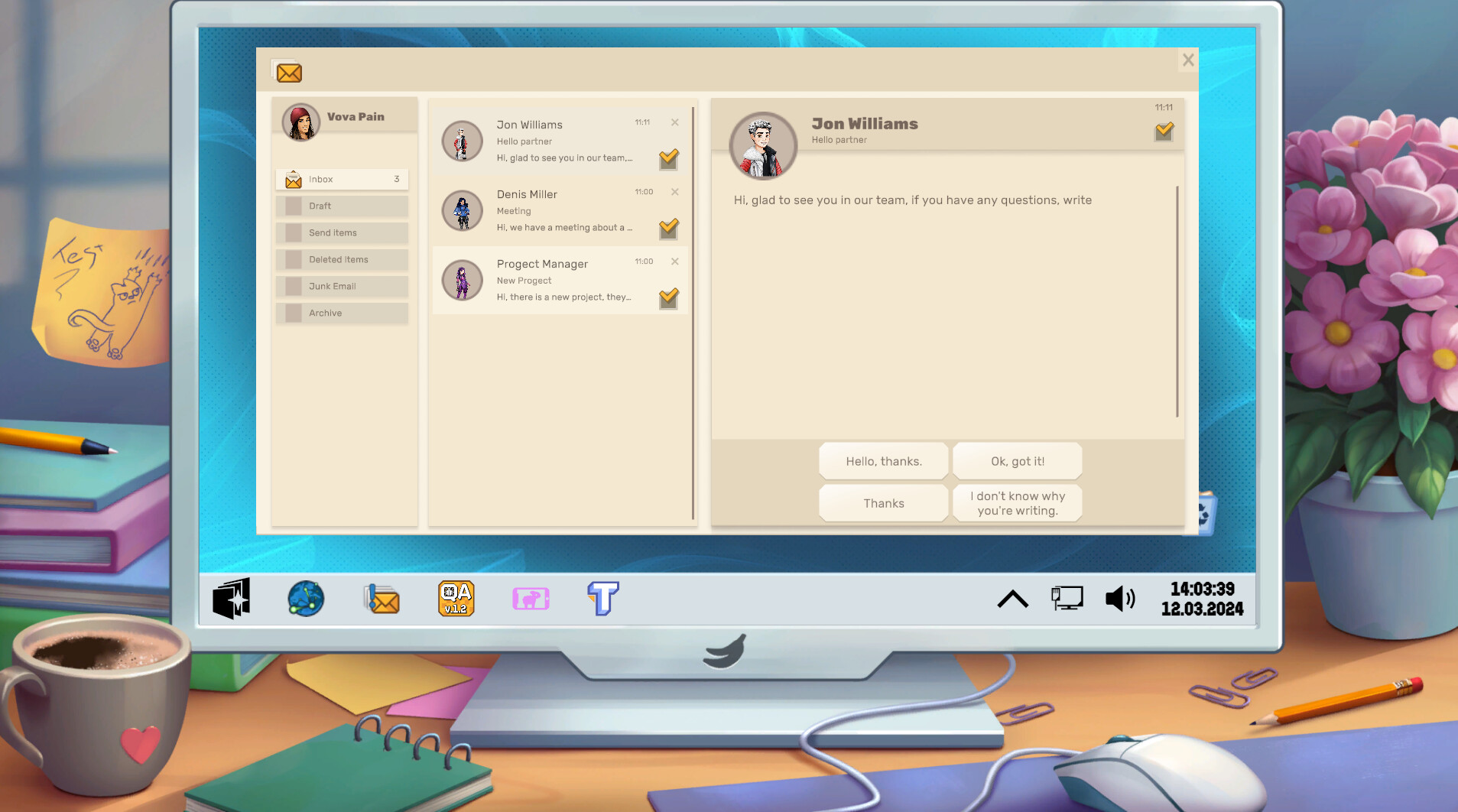 QA Simulator Screenshot 1