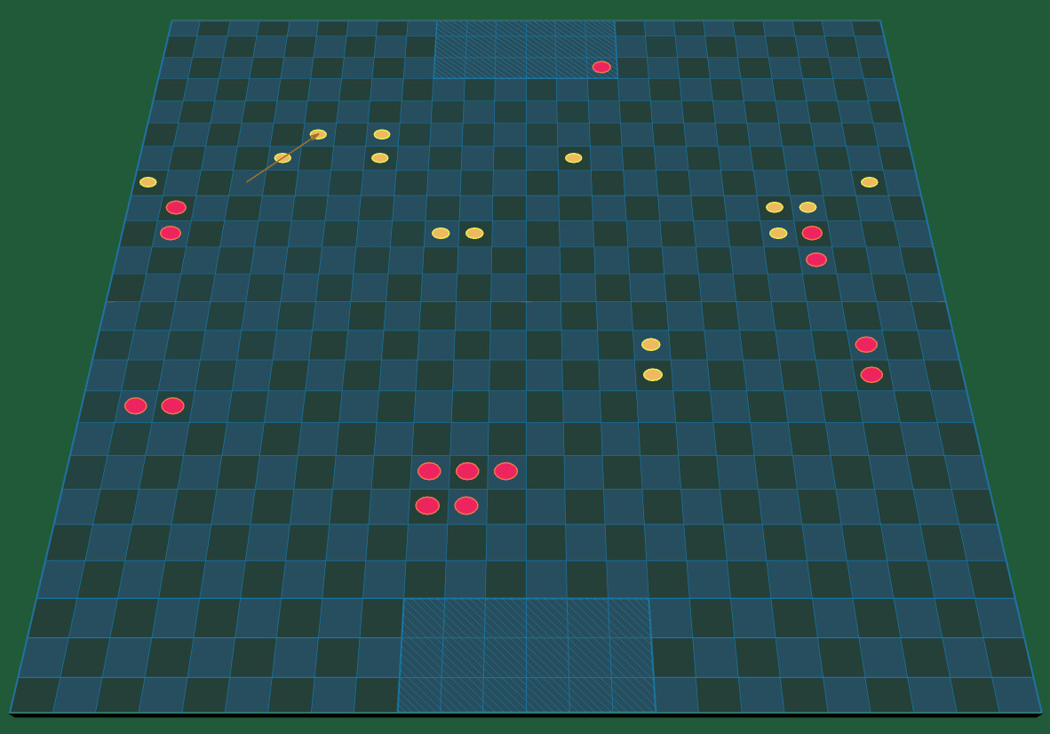 Ukrainian Soccer  ( any two points directed towards the net can score ) Screenshot 2