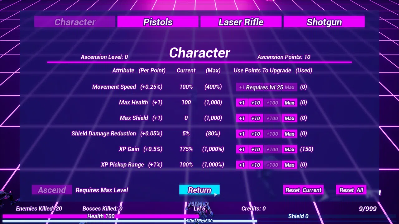 Synthwave Ascension Screenshot 1