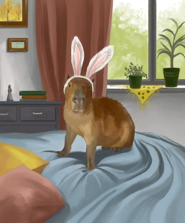 Cute Capybaras - Digital Artbook + Bonus Videos Screenshot 2