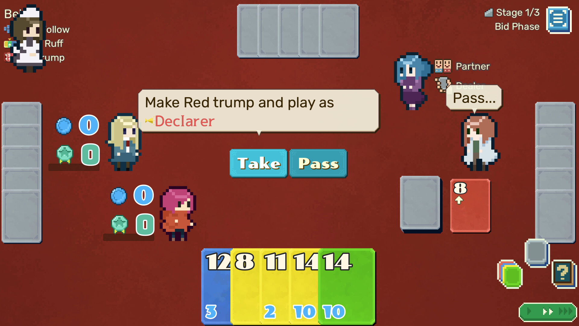 Trick-Taking Rogue Screenshot 2