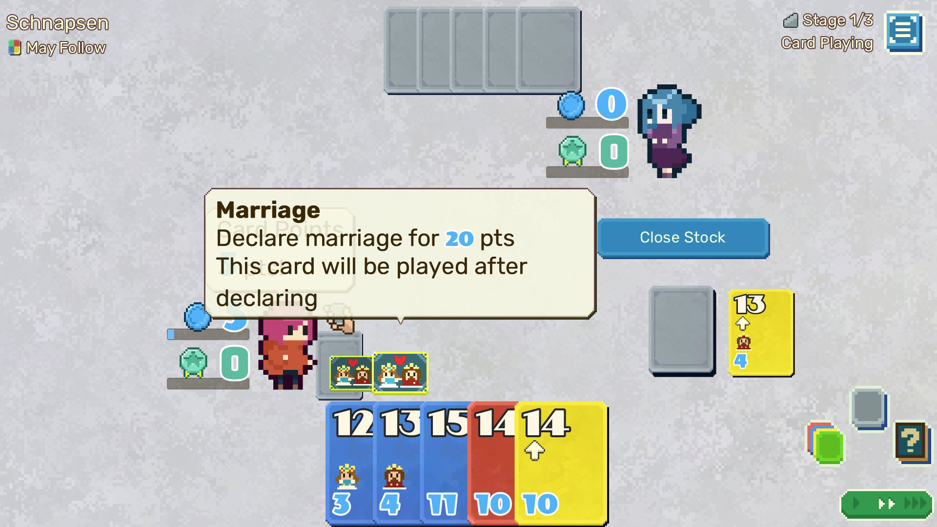 Trick-Taking Rogue Screenshot 1