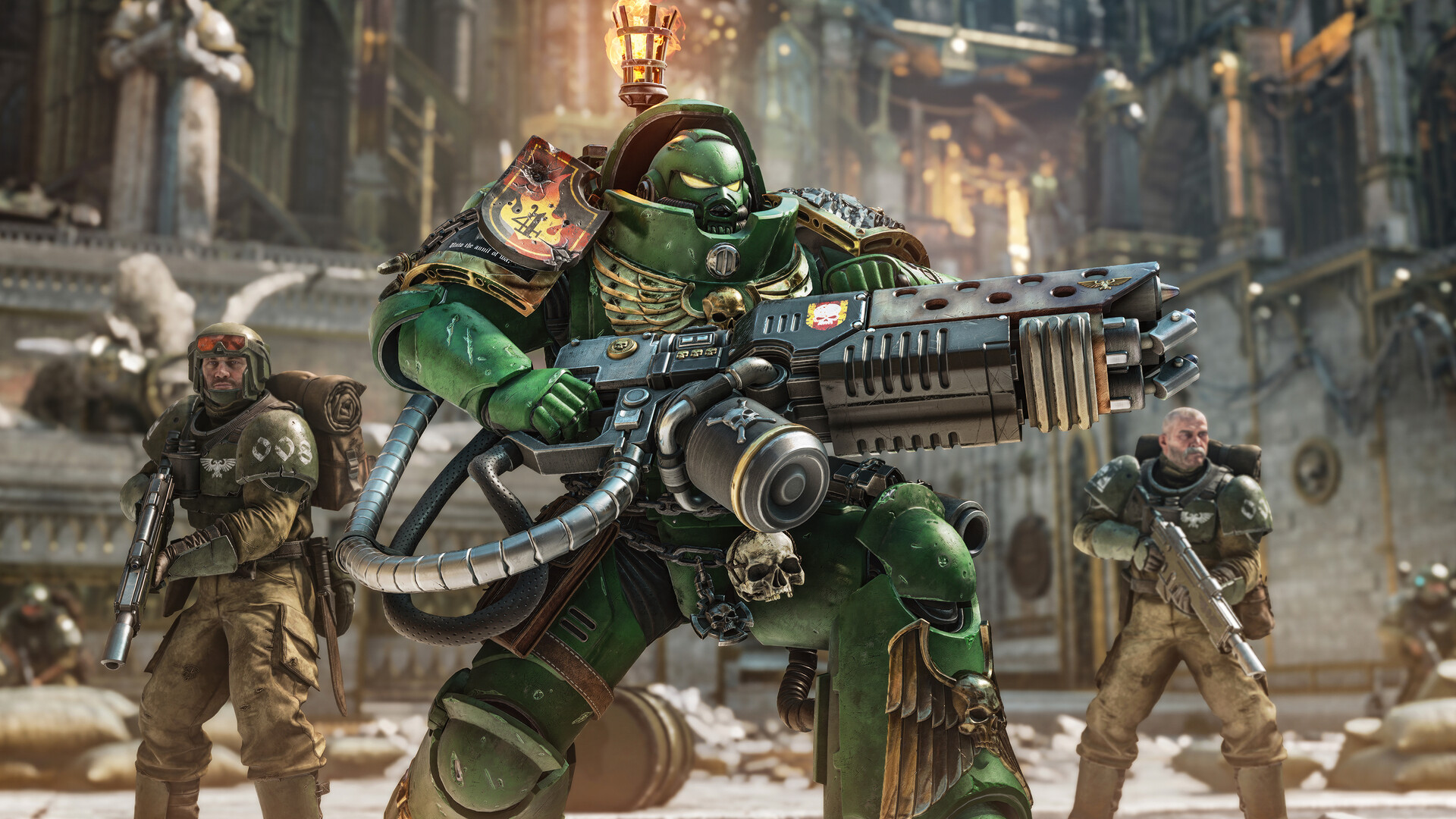 Warhammer 40,000: Space Marine 2 - Salamanders Cosmetic Pack Screenshot 1