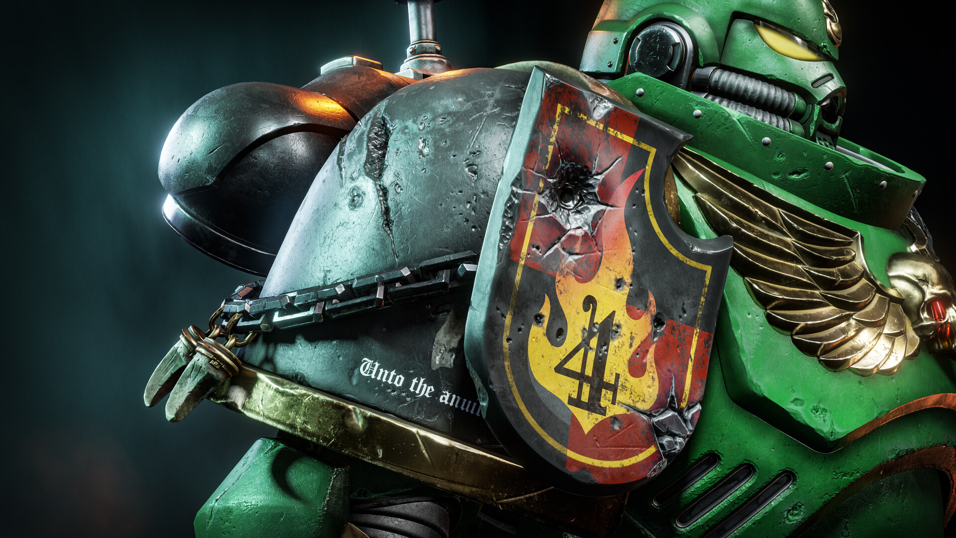 Warhammer 40,000: Space Marine 2 - Salamanders Cosmetic Pack Screenshot 2