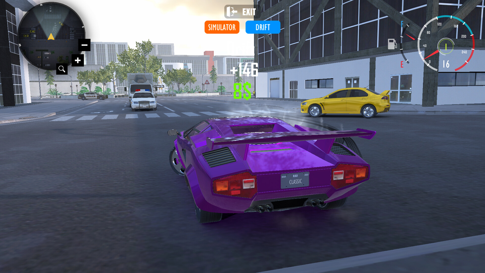 Classic Car Simulator: Car Driving Screenshot 2