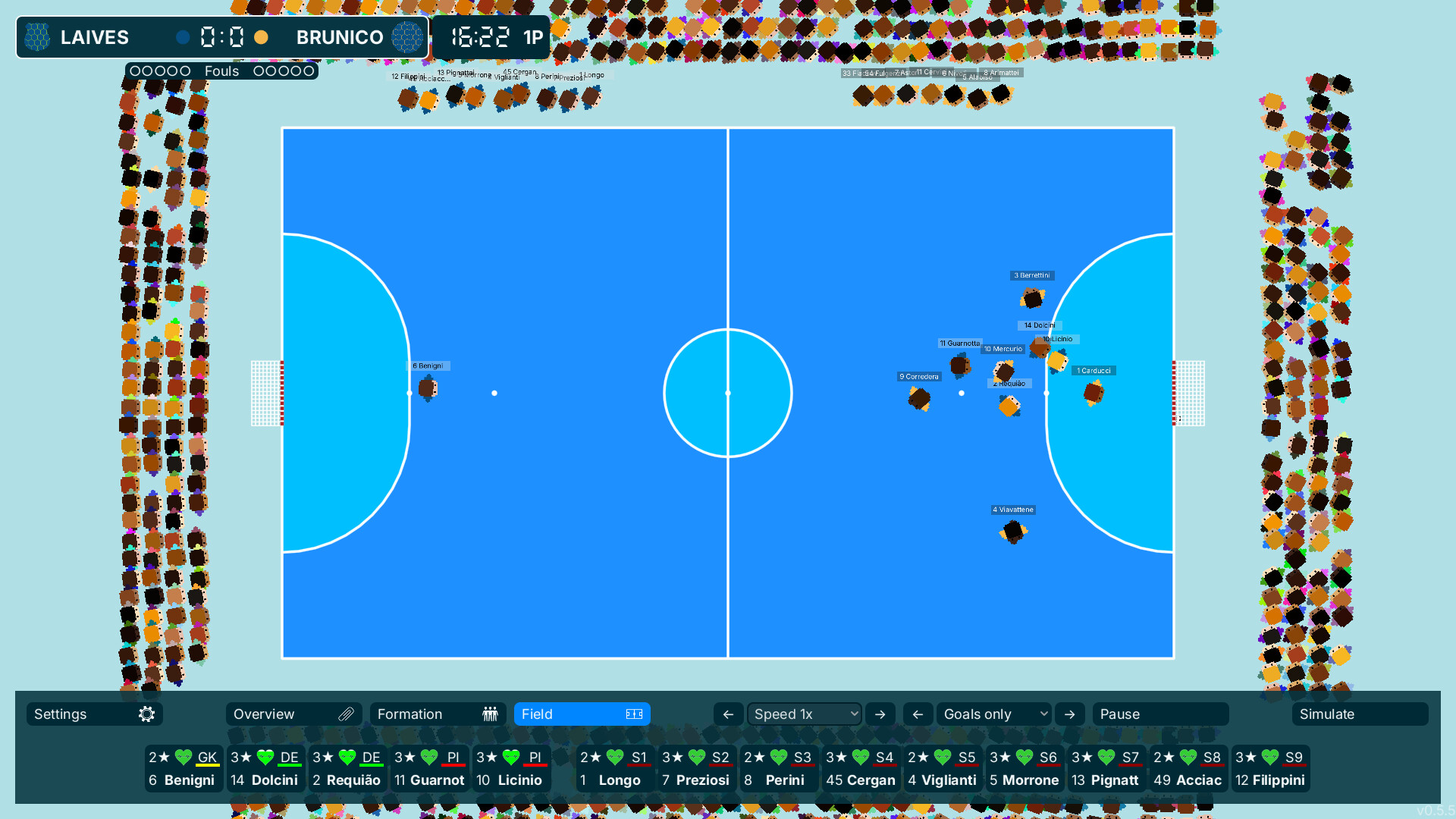 99Managers Futsal Edition Screenshot 2