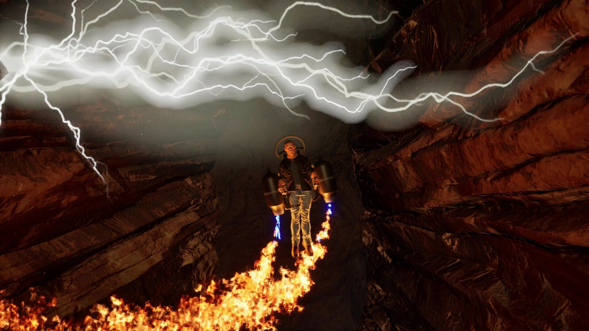 Game about jetpack fly Screenshot 6