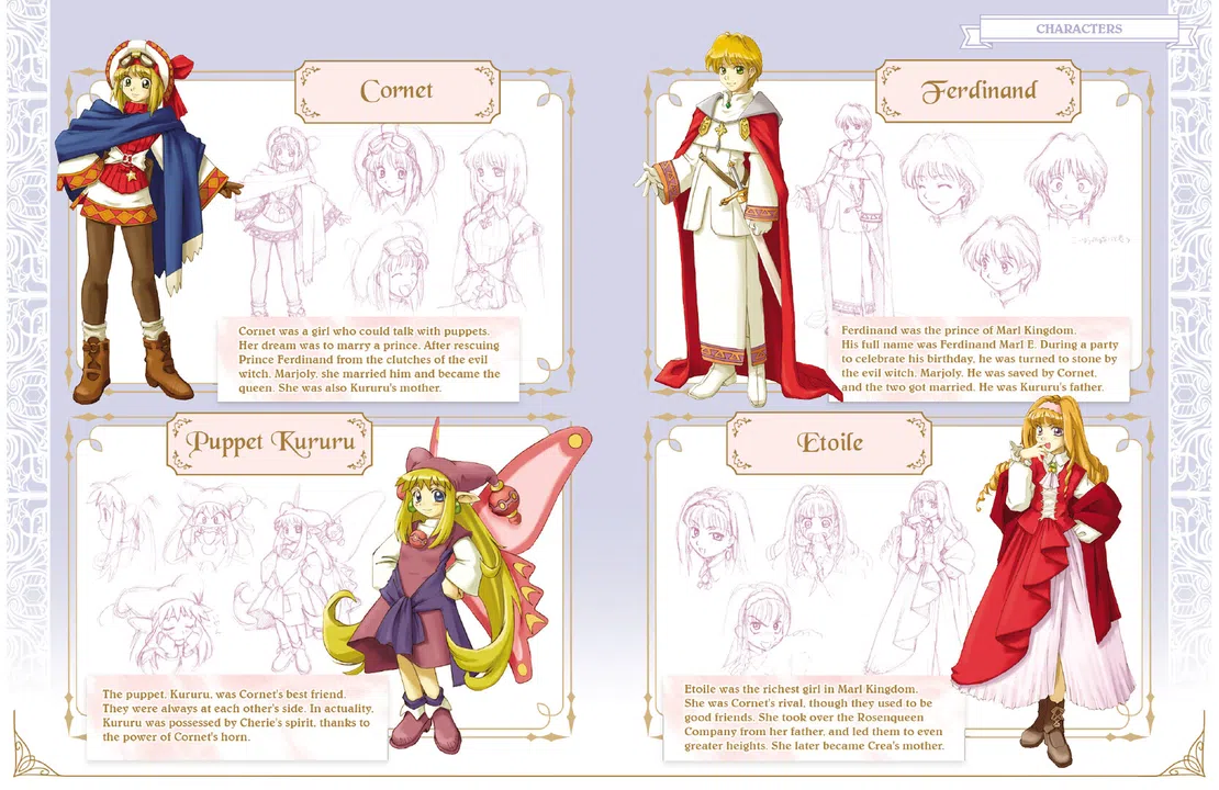 Rhapsody III: Memories of Marl Kingdom - Art Book Screenshot 2