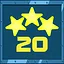Twenty 3 Star Completed icon