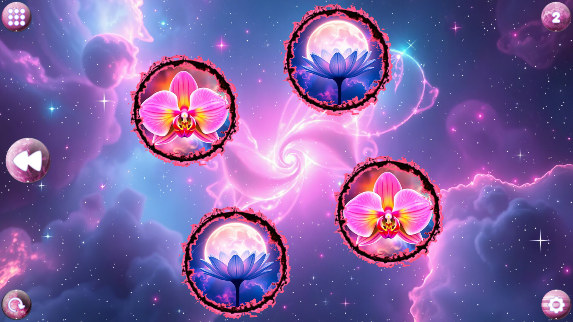 Space Memory: Flowers Screenshot 0