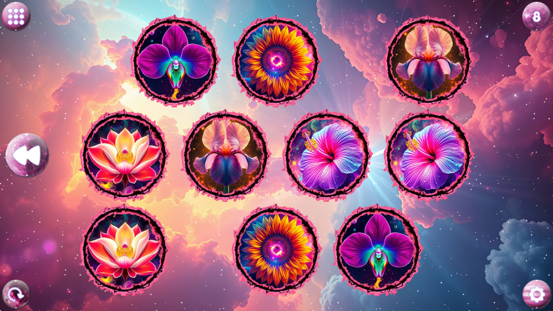 Space Memory: Flowers Screenshot 3