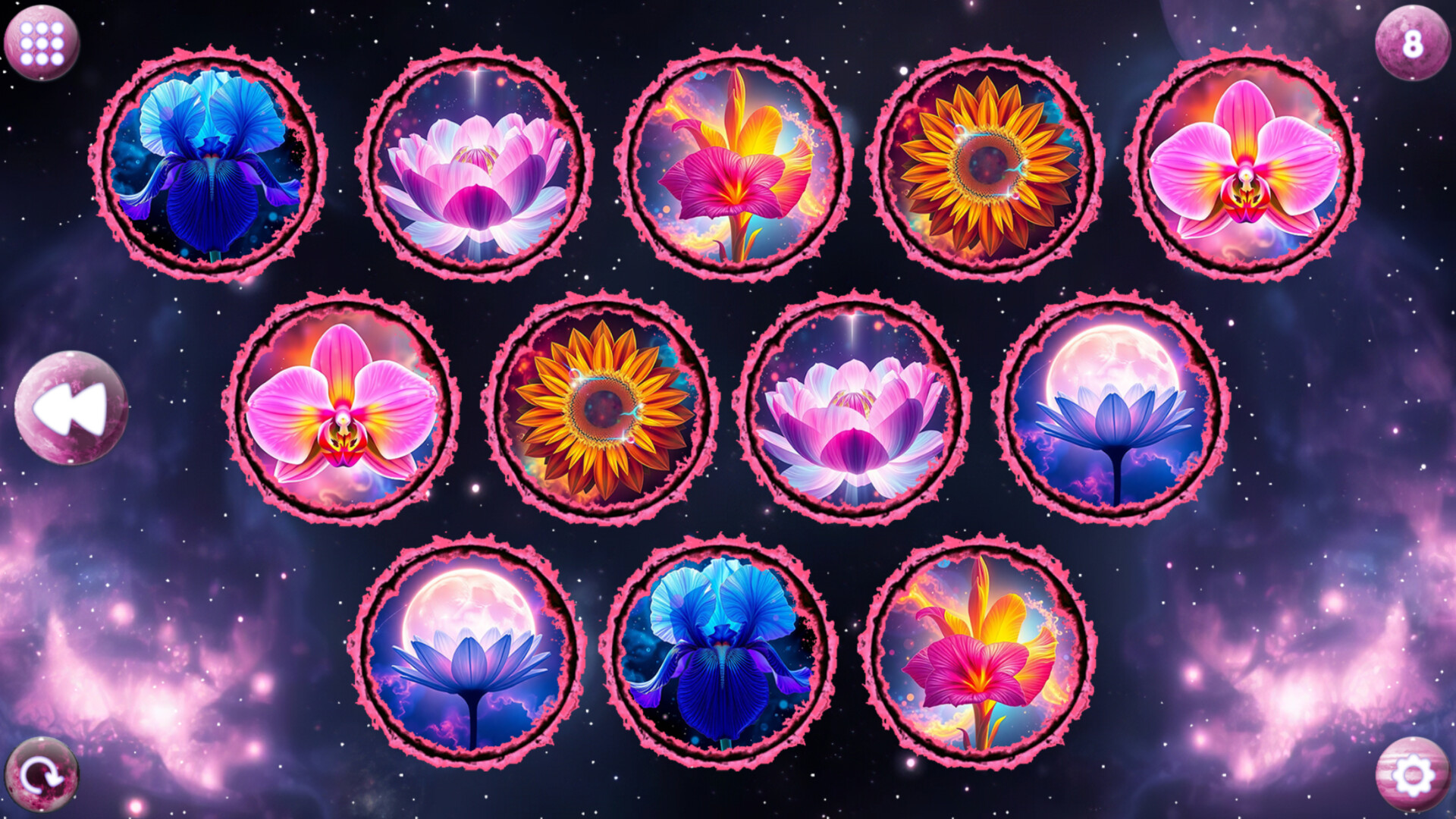 Space Memory: Flowers Screenshot 4