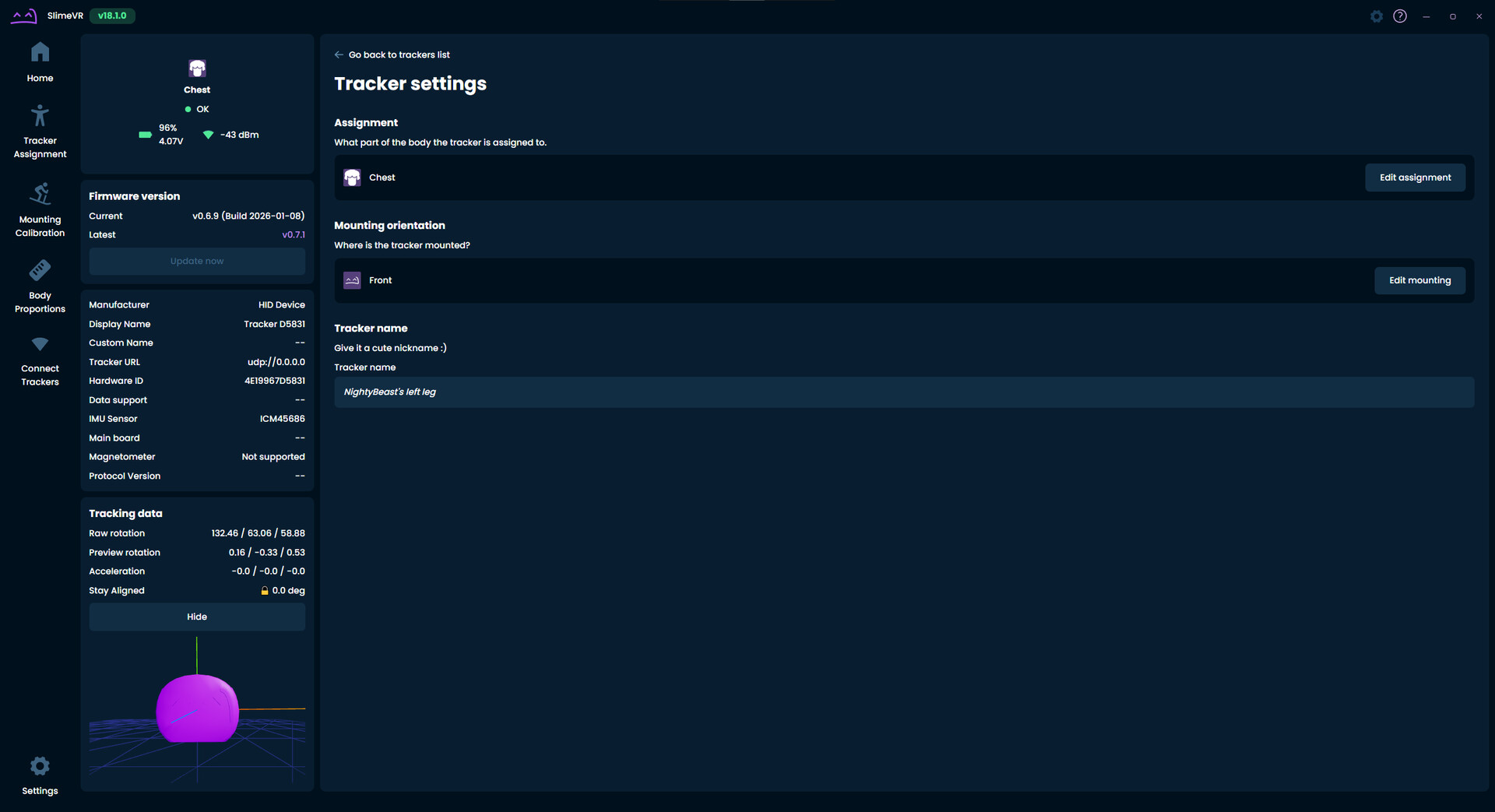 SlimeVR Screenshot 3