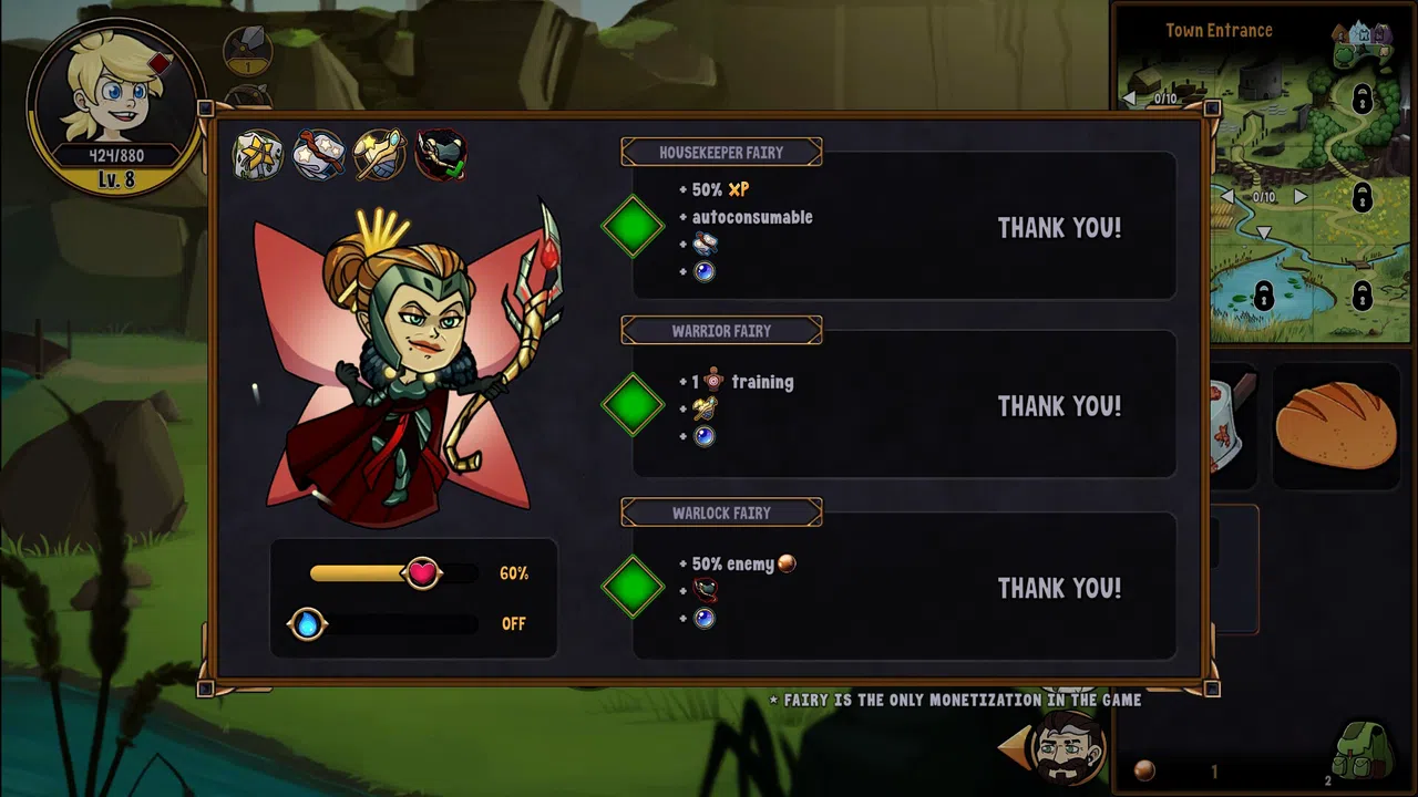 Hero Tale - Warlock Fairy Screenshot 0