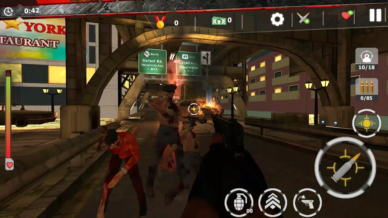 Zombie Survivor: Undead City Attack Screenshot 1