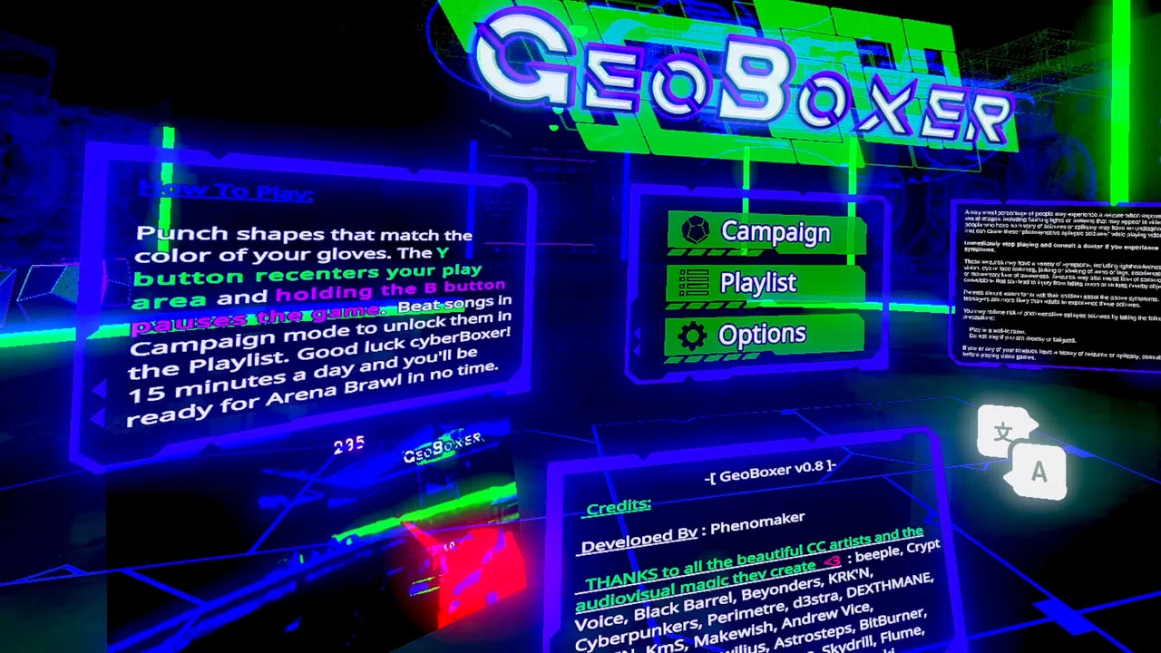 GeoBoxer Screenshot 1