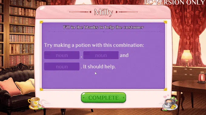 Sweetcore Brews - an otome game inspired by witchy sitcoms Screenshot 4
