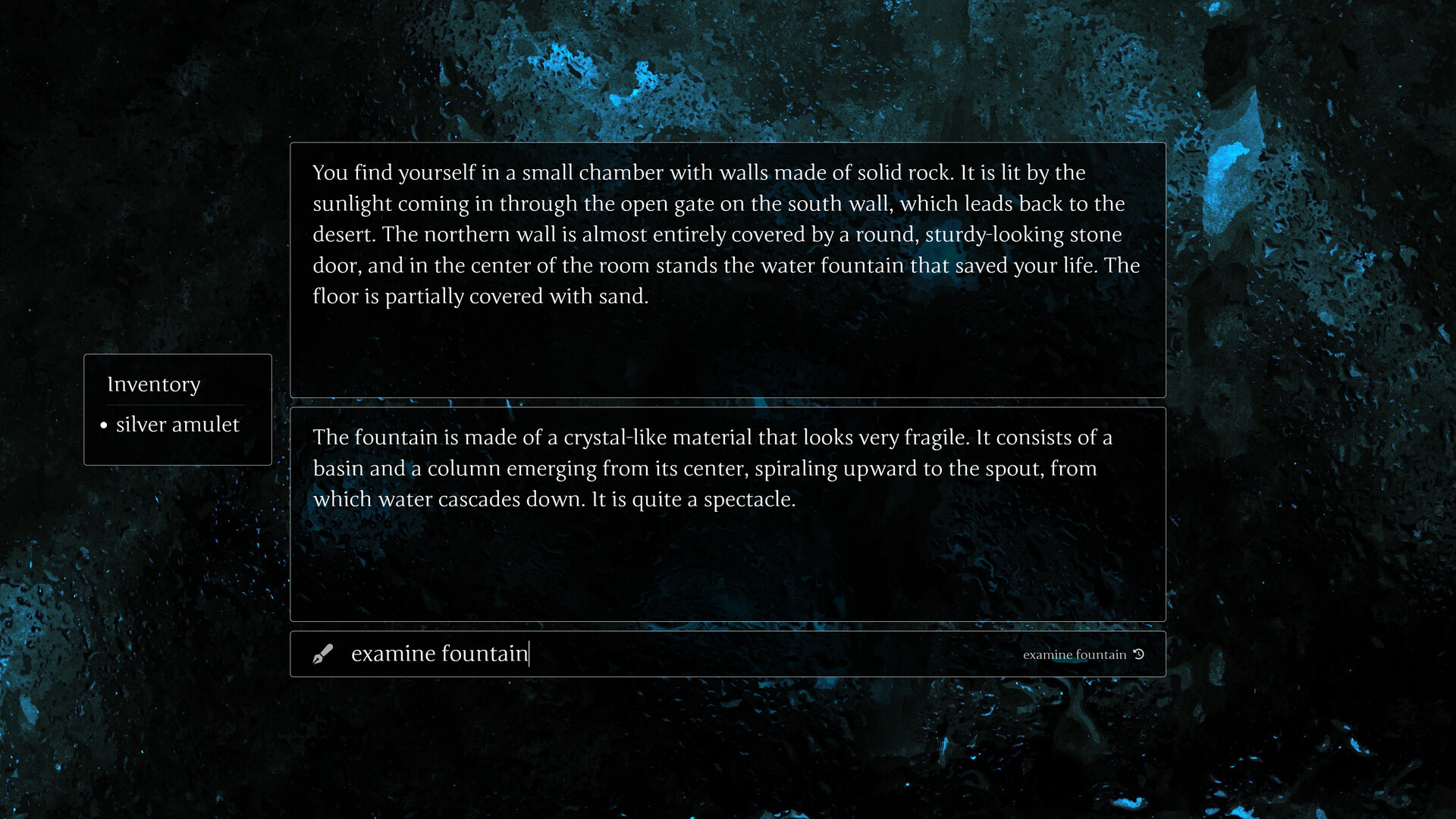 Bael's Rock: A Text Adventure Screenshot 1