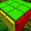 A solved cube icon