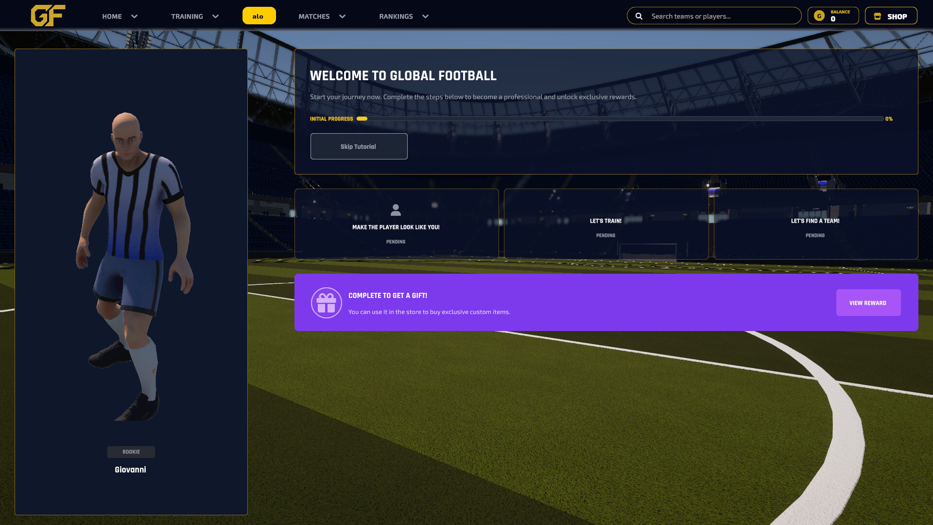 Global Football Screenshot 0