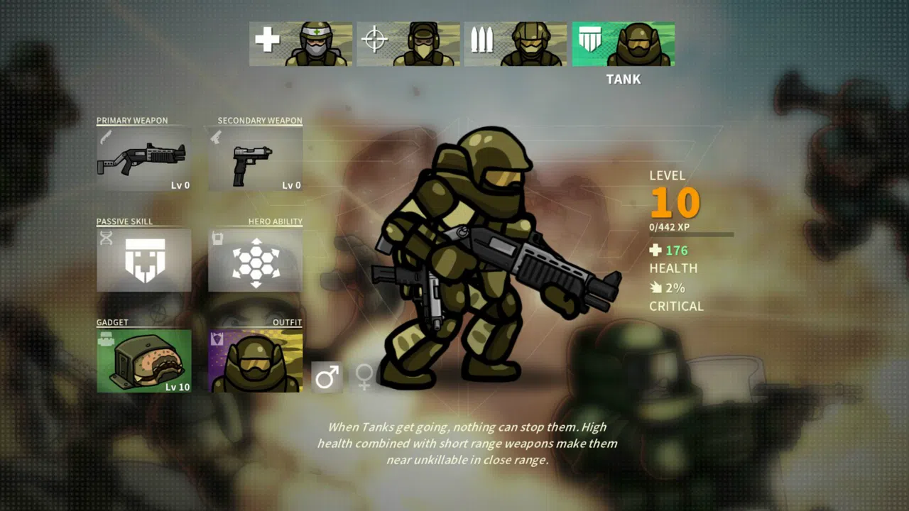 Strike Force Heroes Original Flash Outfits Screenshot 3