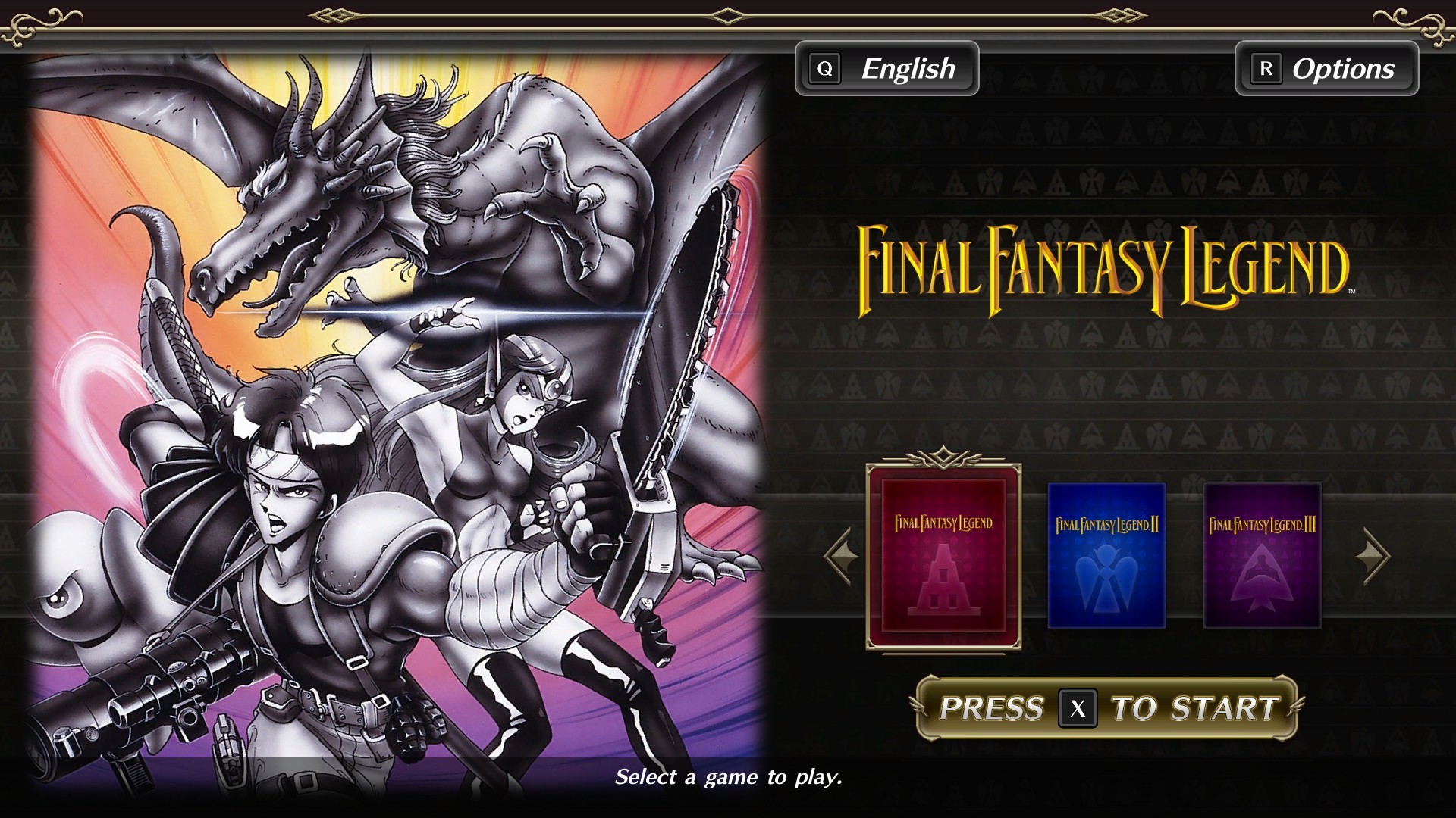 COLLECTION of SaGa FINAL FANTASY LEGEND Screenshot 0