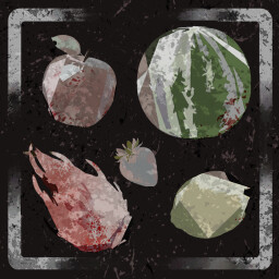 Apple, Watermelon, Lemon, Dragon Fruit icon
