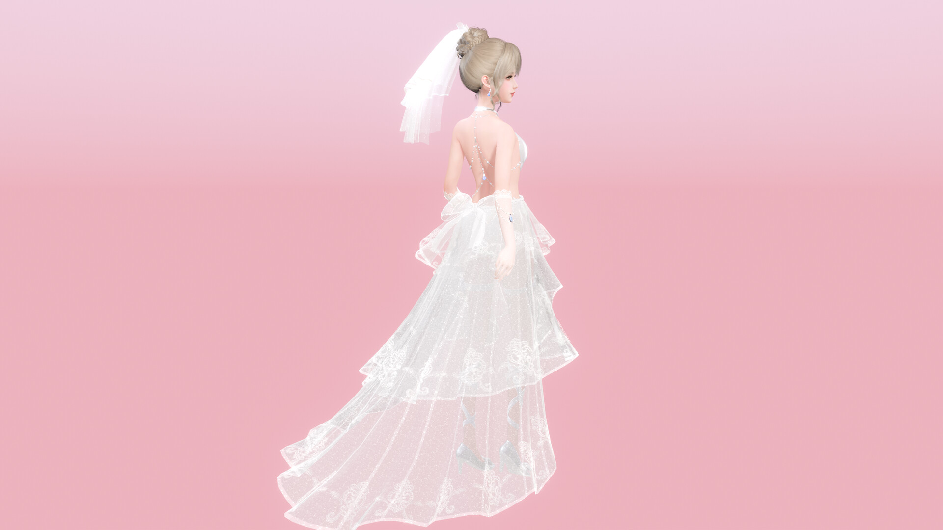 ZM Desktop Elf Wedding Dress DLC：To the Ends with You Screenshot 2