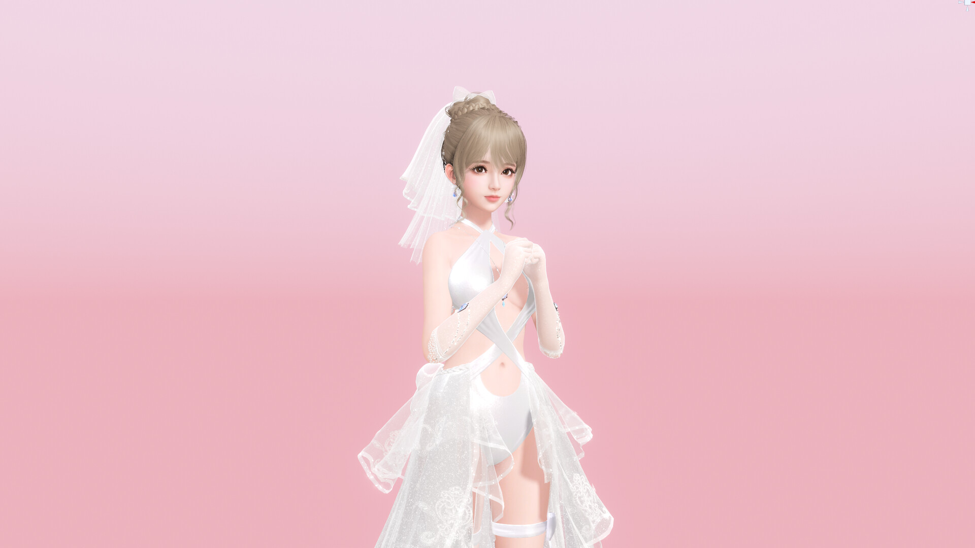 ZM Desktop Elf Wedding Dress DLC：To the Ends with You Screenshot 0