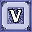 V icon