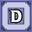 D icon