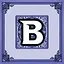 B icon